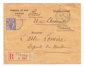 FRENCH MOROCCO 1914 Registered Letter from D'Oudjda to Paris. - 37715 - PostalHist