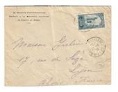 FRENCH MOROCCO 1924 Official Letter from Rabat Residence to Lyon. - 37724 - PostalHist