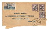 FRENCH MOROCCO 1922 Airmail Letter from Casablanca to Paris. Early airmail label. - 37725 - PostalHist