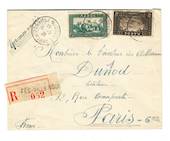 FRENCH MOROCCO 1938 Registered Letter from Fes-Ville Nouvelle to Paris. - 37728 - PostalHist