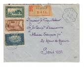 FRENCH MOROCCO 1935 Registered Letter from Demnat to Paris. - 37732 - PostalHist