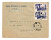 FRENCH MOROCCO 1949 Letter from Ain-Es-Sebaa to Oued Zem. - 37744 - PostalHist