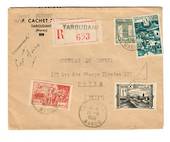 FRENCH MOROCCO 1948 Registered Letter from Taroudant to Paris. - 37746 - PostalHist