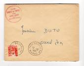 FRENCH MOROCCO 1951 Internal Letter. Cachet in red. - 37766 - PostalHist