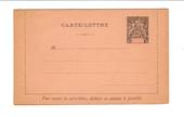 MARTINIQUE 1895 Carte-Lettre 25c Black. Unused. - 37769 - PostalHist