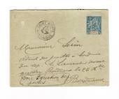 MARTINIQUE 1895 Postal Stationery 15c Blue sent from Saint Pierre to Bordeaux in Decemver 1898. - 37770 - PostalHist