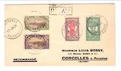 MARTINIQUE 1924 Registered Letter from Port de France to Switzerland. - 37773 - PostalHist
