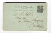 MARTINIQUE 1909 Carte Postale (the Resonse) 10c Black. Internal. - 37776 - PostalHist