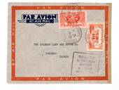 MARTINIQUE 1940 Airmail Letter from Fort de France to Canada. Two interesting cachets. - 37795 - PostalHist