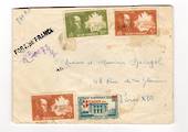 MARTINIQUE 1947 Airmail Letter from Fort de France to Paris. Relief cancel. - 37798 - PostalHist
