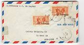 MARTINIQUE 1947 Airmail Letter from Fort de France to USA. - 37803 - PostalHist