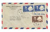 MARTINIQUE 1943 Letter from Fort de France to USA. - 37809 - PostalHist
