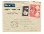 MARTINIQUE 1949 Airmail Letter from Fort de France to Detroit. - 37822 - PostalHist