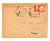 MARTINIQUE 1947 Letter from Fort de France to France. Stamp Day Special Postmark. - 37825 - PostalHist