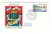 MONACO 1967 Lions on first day cover. - 37842 - FDC