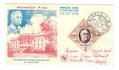 MONACO 1956 Fipex International Stamp Exhibition. President Roosevelt on first day cover. - 37843 - FDC