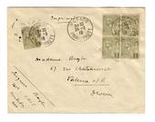 MONACO 1918 Letter from Monaco to France.