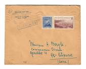 MONACO 1957 Letter from Monaco to St-Etienne. From a stamp dealer.