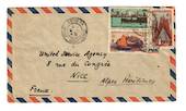 NEW CALEDONIA 1948 Airmail Letter from Noumea to Nice. - 37877 - PostalHist