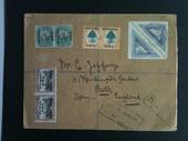 SOUTH WEST AFRICA 1929 Registered Cover with Official pairs. Gibbons notes that the stamps on cover catalogue @ x15. - 37921 - P