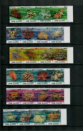 COOK ISLANDS 1980 Definitives. Set of 77 in strips or blocks as applicable. - 37963 - UHM