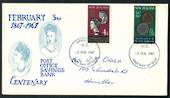 NEW ZEALAND 1967 Centenary of the Post Office Savings Bank. Set of 2 on illustrated first day cover. Unlisted. - 37988 - FDC