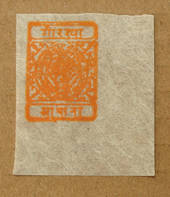 NEPAL 1917 Definitive ½a Red-Orange. - 37998 - UHM