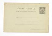 OBOCK 1892 Carte Postale 10c Black. Unused. - 38152 - PostalHist