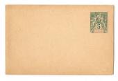 REUNION 1892 Postal Stationery 5c Blue. Unused. - 38161 - PostalHist