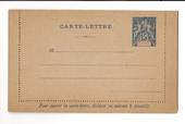 REUNION 1892 Carte-Lettre 15c Black. . Unused. - 38162 - PostalHist