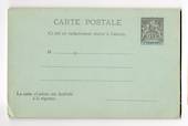 REUNION 1892 Carte Postale Response 10c Black. Unused. - 38165 - PostalHist