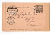 REUNION 909 Carte-Lettre 25c Black from St Denis to Vienna 21/12/1909. Receiving stamp Wien 29/1/1910. - 38167 - PostalHist
