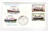 ST PIERRE et MIQUELON 1976 Trawlers. Set of 2 on first day cover. - 38246 - FDC