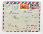 FRENCH SOMALI COAST 1954 Airmail Letter from Djibouti to Nantes. - 38261 - PostalHist