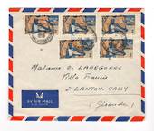 FRENCH SOMALI COAST 1956 Airmail Letter from Djibouti to France. - 38262 - PostalHist