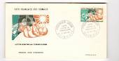 FRENCH SOMALI COAST 1965 Anti-Tuberculosis Campaign on first day cover. - 38273 - FDC