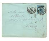 TUNISIA 1882 Postal Staionery 15c Blue sent from Tunis to Paris in 1899. - 38278 - PostalHist