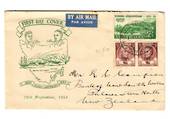 AUSTRALIA 1953 150th Anniversary of the Settlement of Tasmania. Set of 3 on illustrated first day cover. - 38284 - FDC
