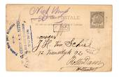 TUNISIA 1888 Carte Postale 5c Black. Commercially used in 1893 from Tunis to Holland. - 38303 - PostalHist