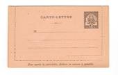 TUNISIA 1888 Carte-Lettre 25c Black. Unused. - 38304 - PostalHist
