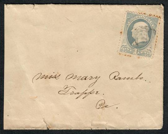 USA Internal Letter bearing SG 147. Tidy little cover. - 38806 - PostalHist