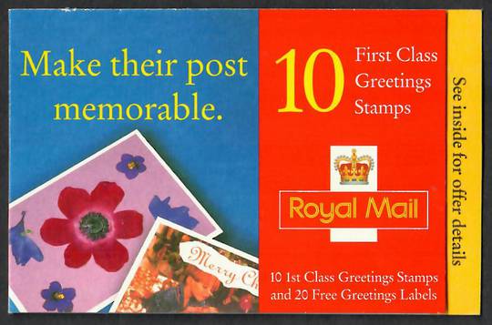 GREAT BRITAIN 1997 Greetings Booklet. Create a card. - 389074 - UHM