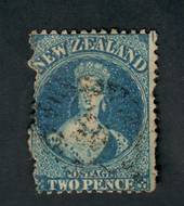 NEW ZEALAND 1862 Victoria 1st Full Face Queen 2d Blue. Not too bad. - 39015 - Used