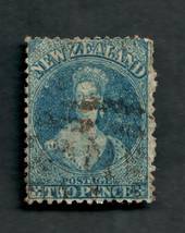 NEW ZEALAND 1862 Victoria 1st Full Face Queen 2d Blue. - 39017 - Used