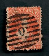 NEW ZEALAND Postmark Numeral O inside diamond very effectively shown on Full Face Queen 2d Orange. - 39046 - Used