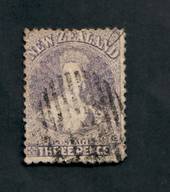 NEW ZEALAND 1862 Full Face Queen 3d Lilac. Perf 12Â½ at Auckland. - 39194 - Used