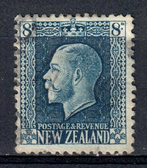 NEW ZEALAND 1915 Geo 5th Definitive 8d Blue. Perf 14x13½. - 39212 - Used