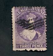 NEW ZEALAND 1862 Full Face Queen 3d Deep Mauve. Perf 12½ at Auckland. - 39243 - Used