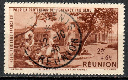 REUNION 1942 Child Protection. Set of 2. Issued by the Vichy Government and not available in the islands. Postmarked 1945 and so