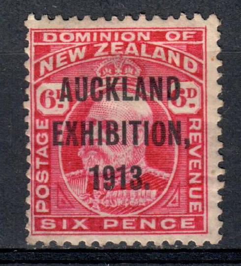 NEW ZEALAND 1913 Auckland Exhibition 6d Red. Hinge remains. - 39399 - Mint